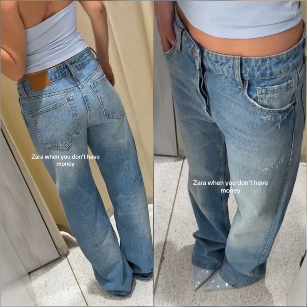 Zara Light Blue Women Jeans